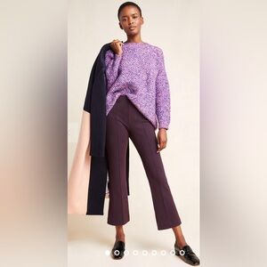 Anthropologie Essential Cropped Flare Pants